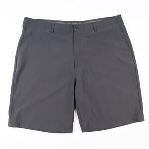 Ben Hogan Performance Stretch Flat Front Golf Shorts Mens 40 Gray EUC